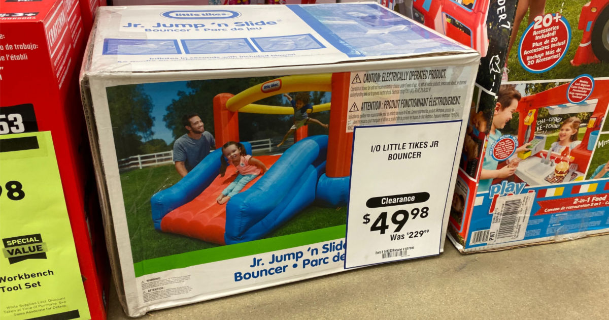 Little Tikes Jr. Jump N Slide box in store