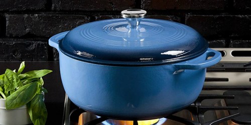 Lodge 7.5-Quart Cast Iron Dutch Oven Only $43 Shipped at TJ Maxx