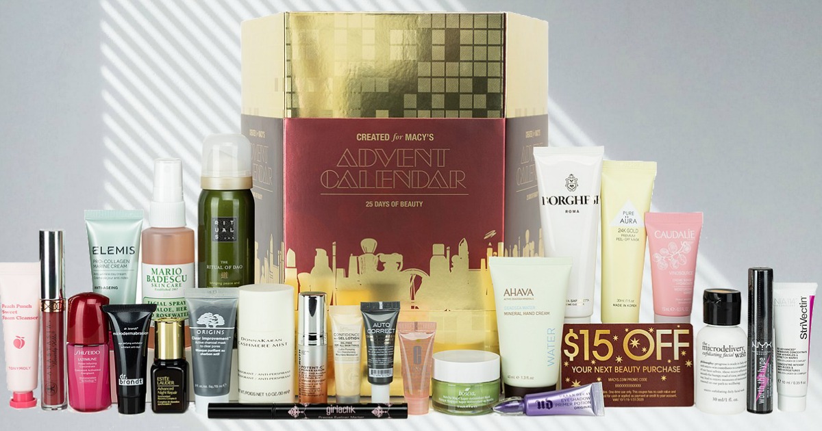 Macy's 25 Days of Beauty Advent Calendar Only 49.99 Shipped (Regularly