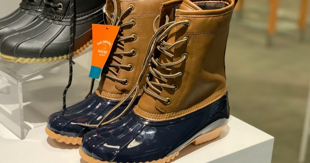 Macy's Women's Boots on display in-store