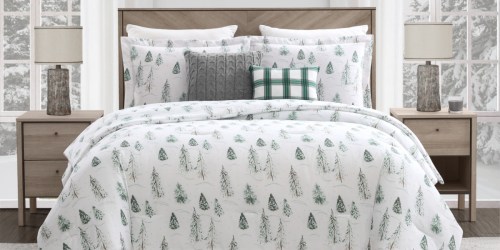 Mainstays Christmas Tree 5-Piece Comforter Set Only $26.99 at Walmart (Regularly $49)