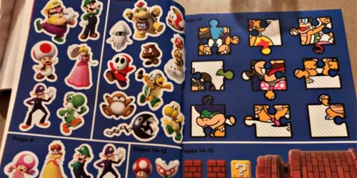 Nintendo Super Mario Official Sticker Book Only $6.29 (Regularly $13)