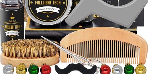 Men’s Beard Grooming Kit Only $23.91 at Amazon | Includes Beard Ornaments
