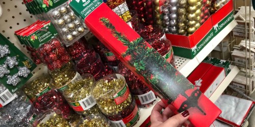 Dollar Tree Mini Christmas Trees & All the Trimmings Only $1 Each