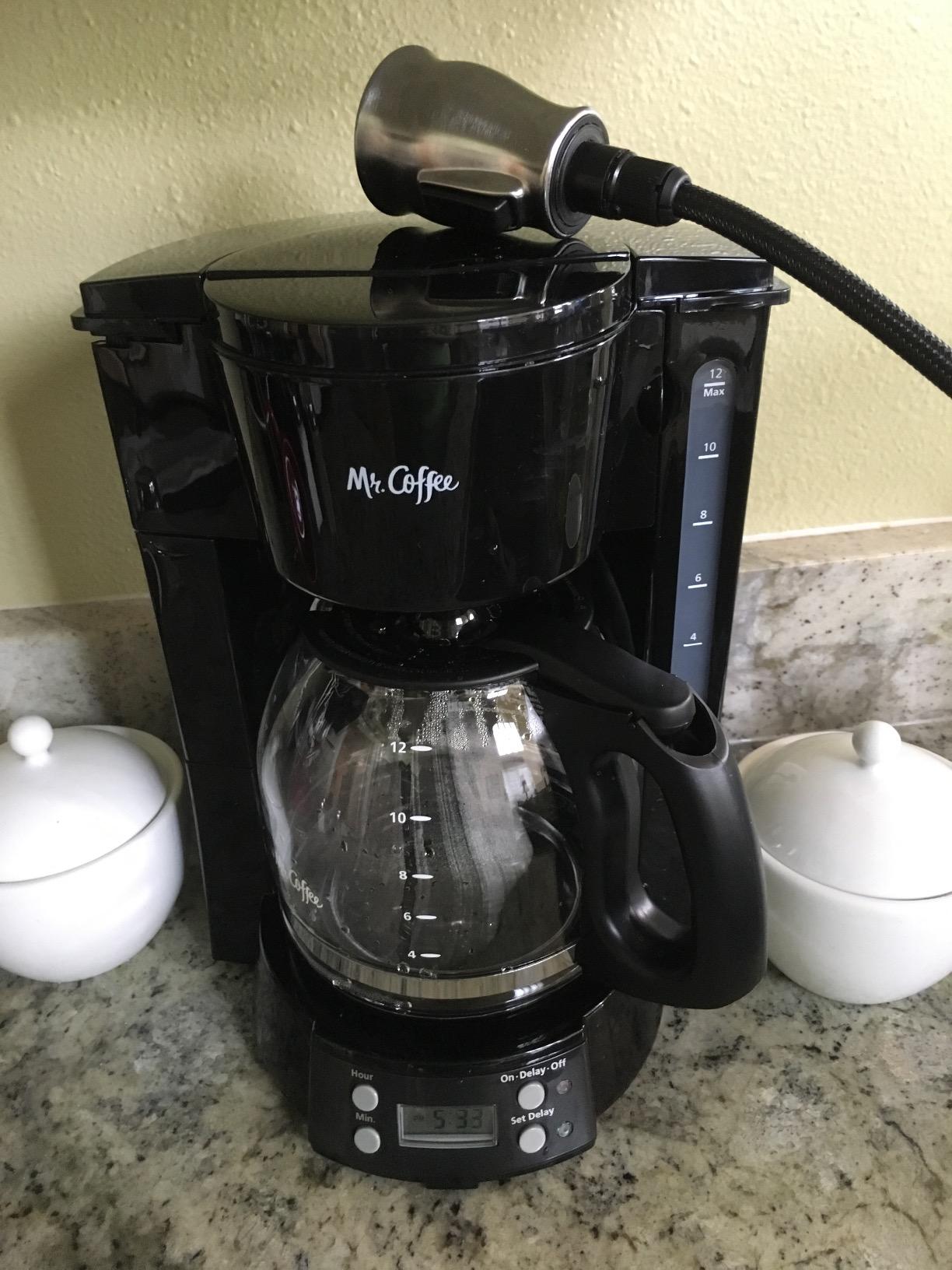 Mr coffee set outlet delay