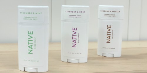 Native Deodorant 3-Pack Only $25.20 Shipped on Amazon | Just $8.40 Each