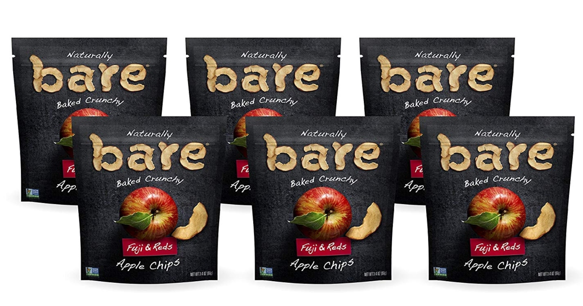 Bare Natural Baked Apple Chips 6-Count Pack Only $17 Shipped on Amazon