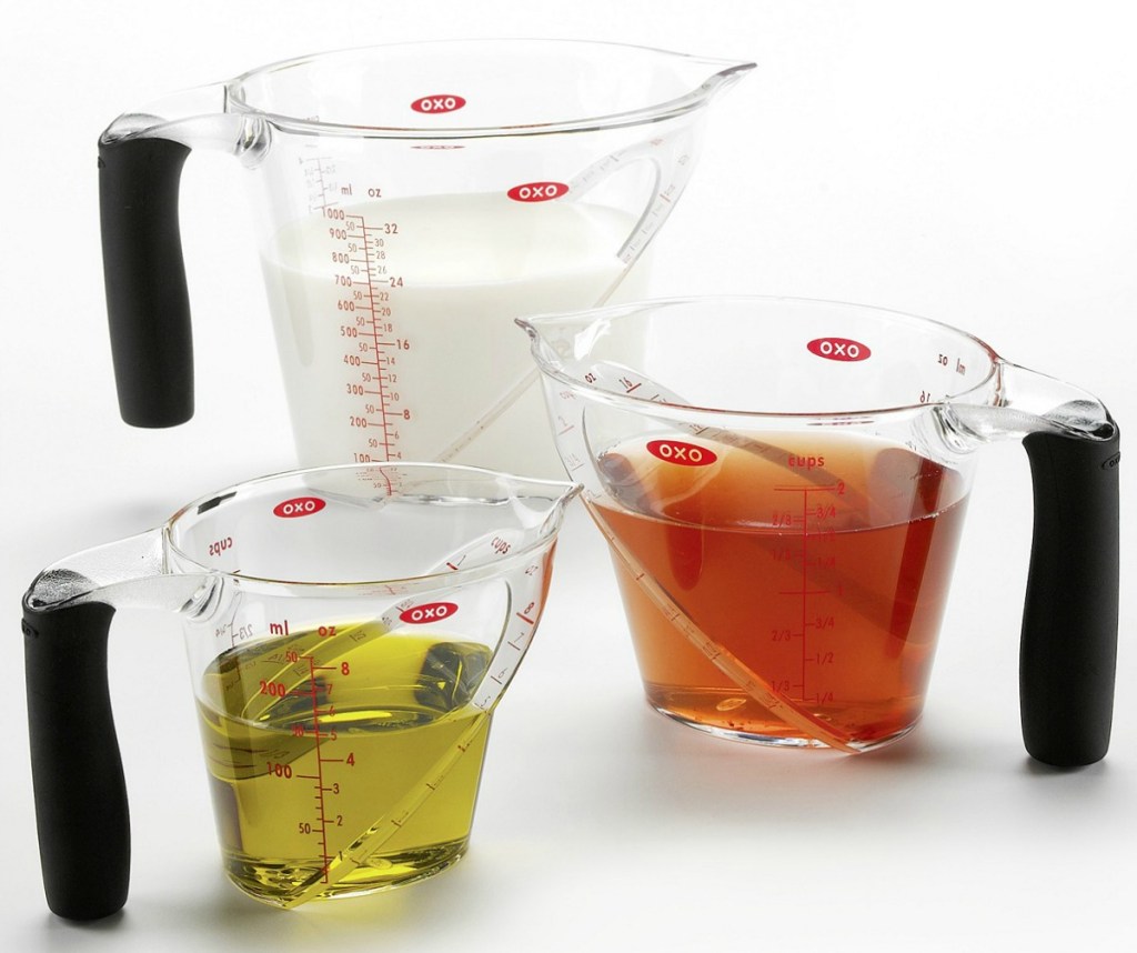 OXO Brand measuring cups three-pack