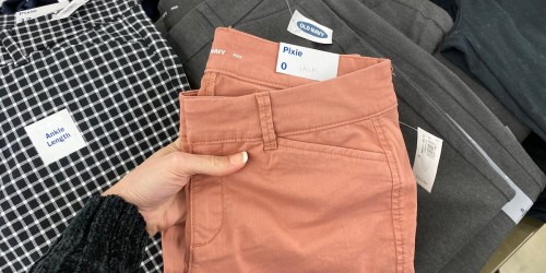 Up to 50% Off Old Navy Pants for the Entire Family | Includes Plus Sizes