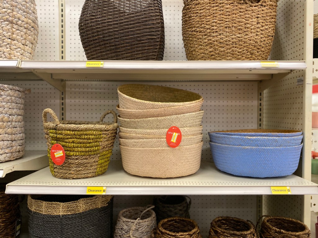 wicker decorative baskets