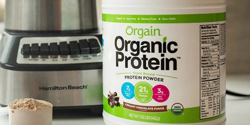Orgain Organic Protein Powder 2lb Canister Only $15 Shipped on Amazon (Regularly $45)