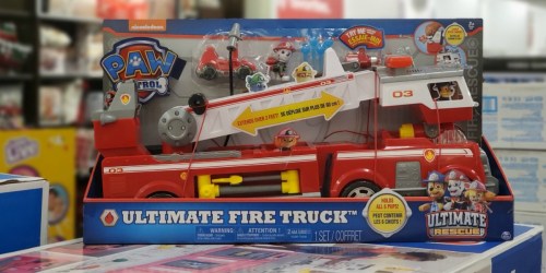Paw Patrol Ultimate Fire Truck Only $22 on Target.com (Regularly $40)