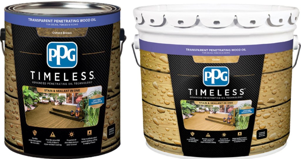 ppg timeless exterior stains