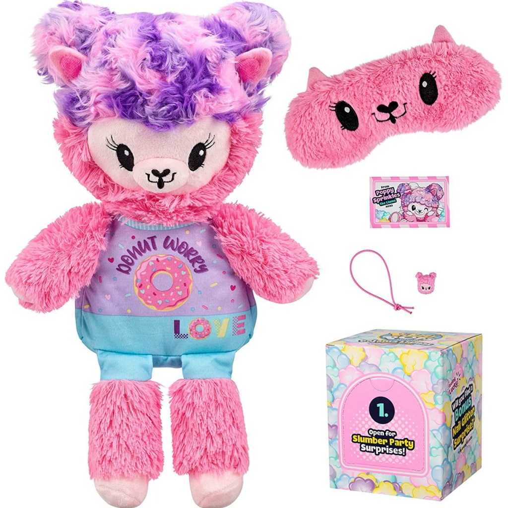 Pikmi Plush llama with accessories and box