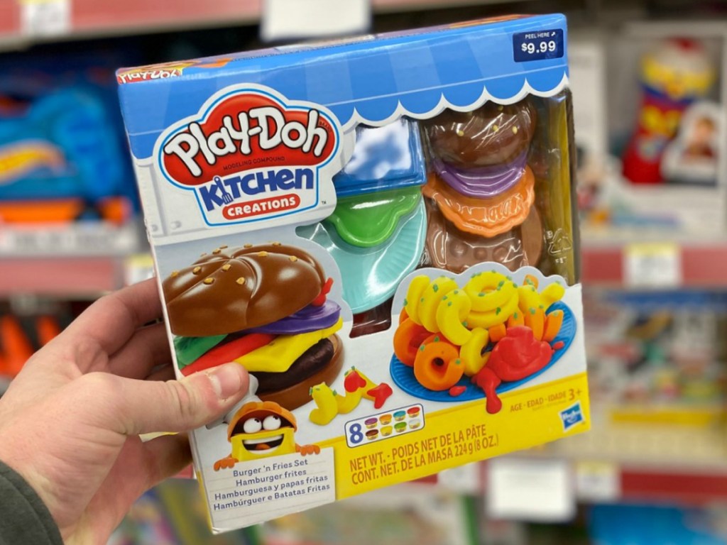 Play-Doh set burger and fries