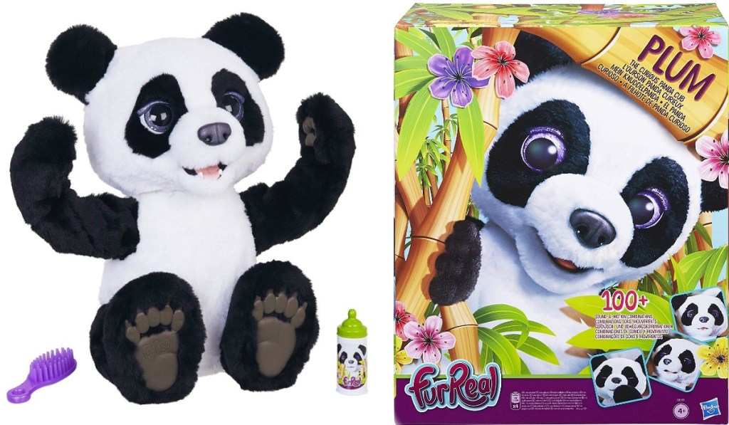 furreal plum curious panda