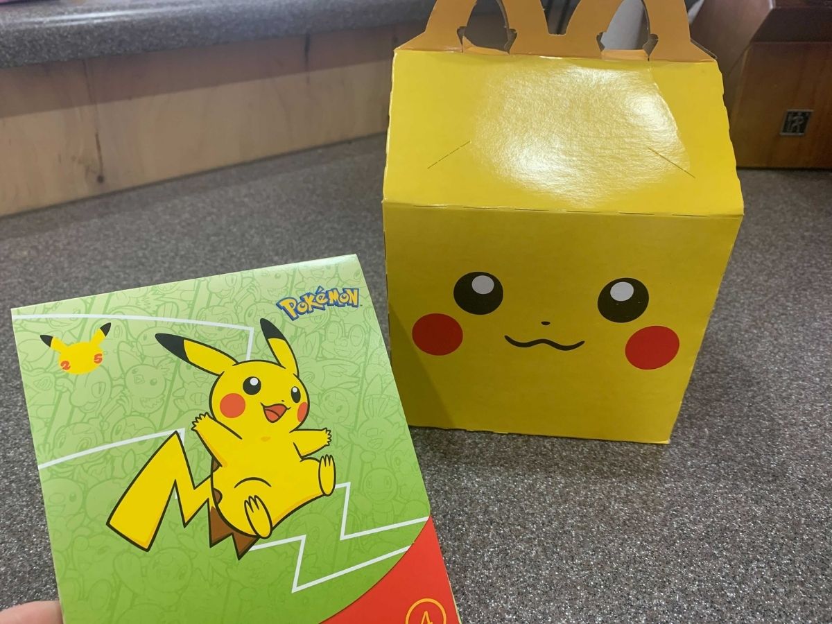 Pokemon Happy meal and card booster pack