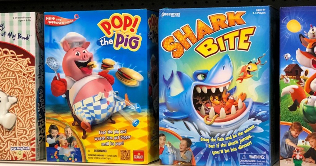 Pop the Pig and Shark Bite Games