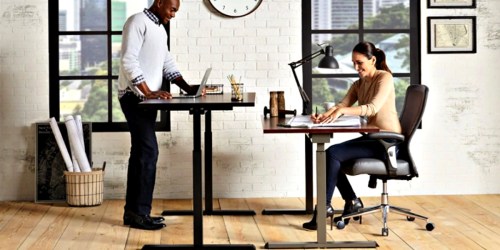 Pneumatic Height-Adjustable Desk Only $174.99 Shipped at Office Depot/Office Max (Regularly $400)