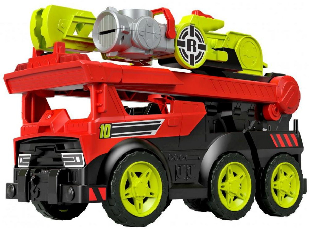 fisher-price transforming fire truck stock image