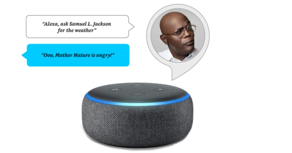 Samuel L. Jackson Celebrity Voice For Alexa