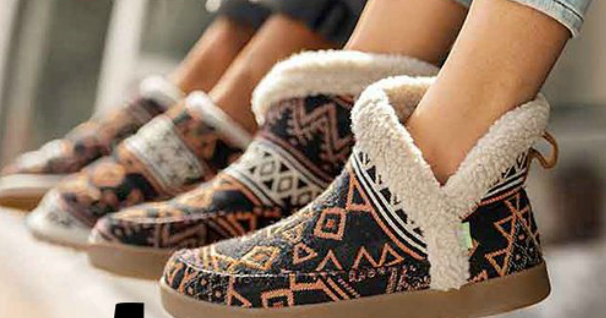 zulily slipper boots