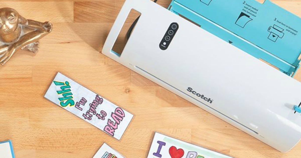 Scotch Thermal Laminator w/ Laminating Pouches Only 17.49 at Walmart