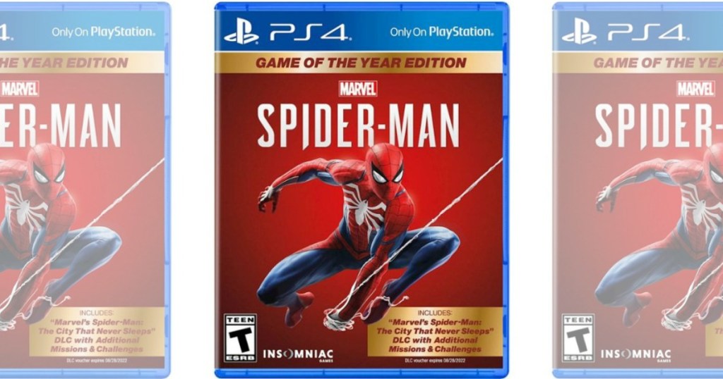 Spider-Man game of the year edition for PS4 cover