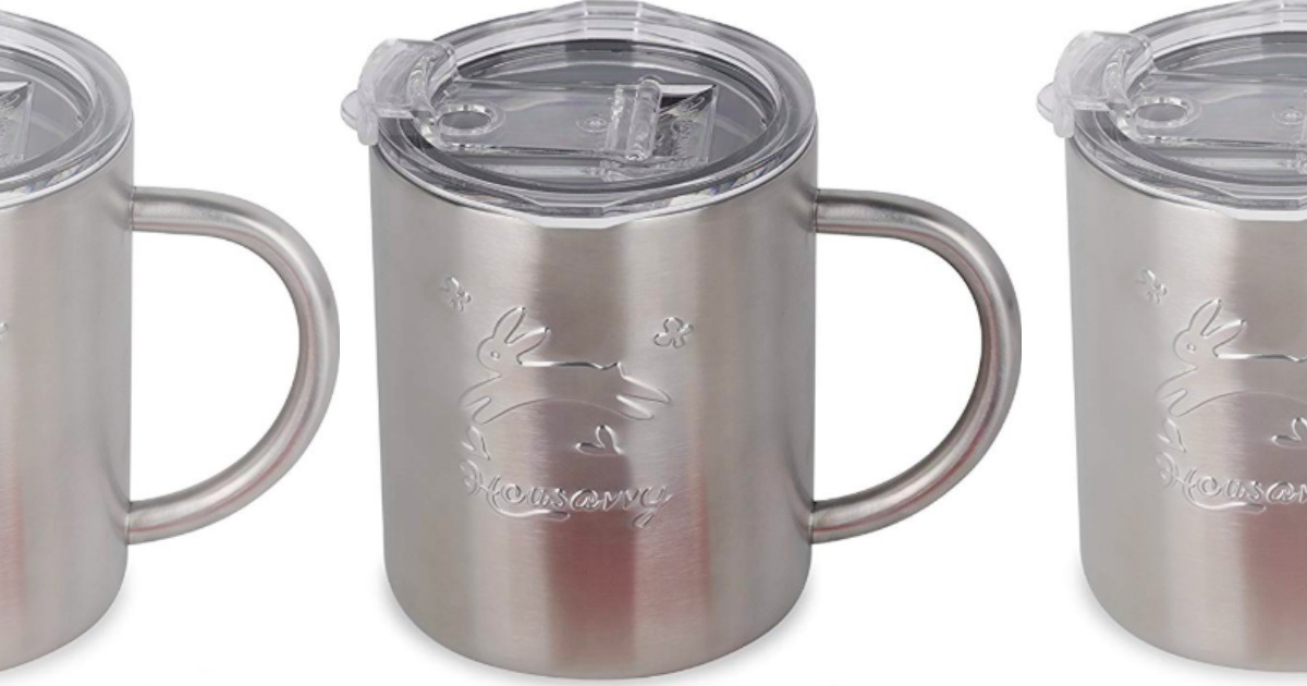 TWO Stainless Steel Sippy Cups with Lids & Straws Only $11.87 Shipped Stainless Steel Sippy Cup Wholesale
