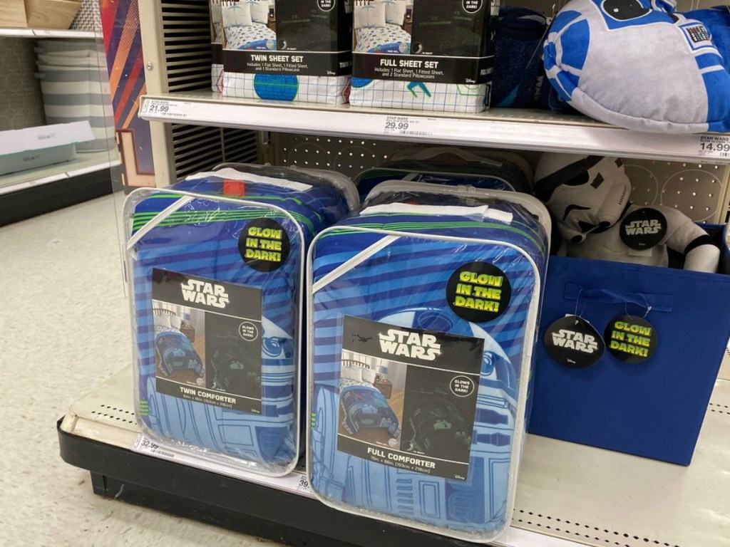 Star Wars Comforter or Sheets on Target shelf