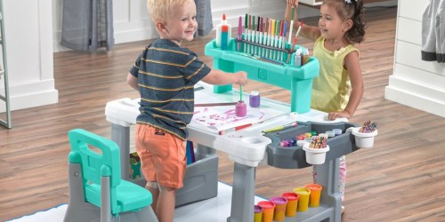 Step 2 Deluxe Creative Projects Kids Art Desk Only $59.99 Shipped + Get $15 Kohl’s Cash (Regularly $100)