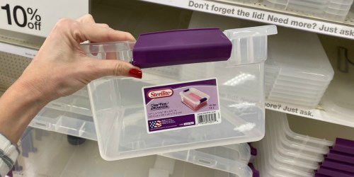 Storage Bins as Low as 89¢ at Target | Organize Your Home, Garage & Holiday Decor