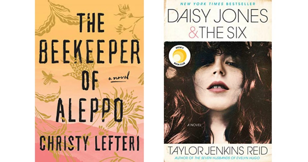 The Beekeeper of Aleppo and Daisy Jones Book Covers