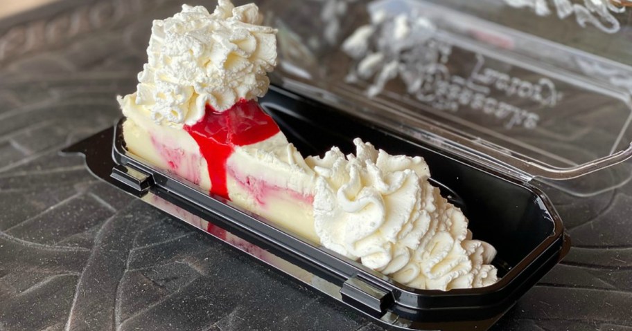 The Cheesecake Factory Raspberry Lemon Cheesecake