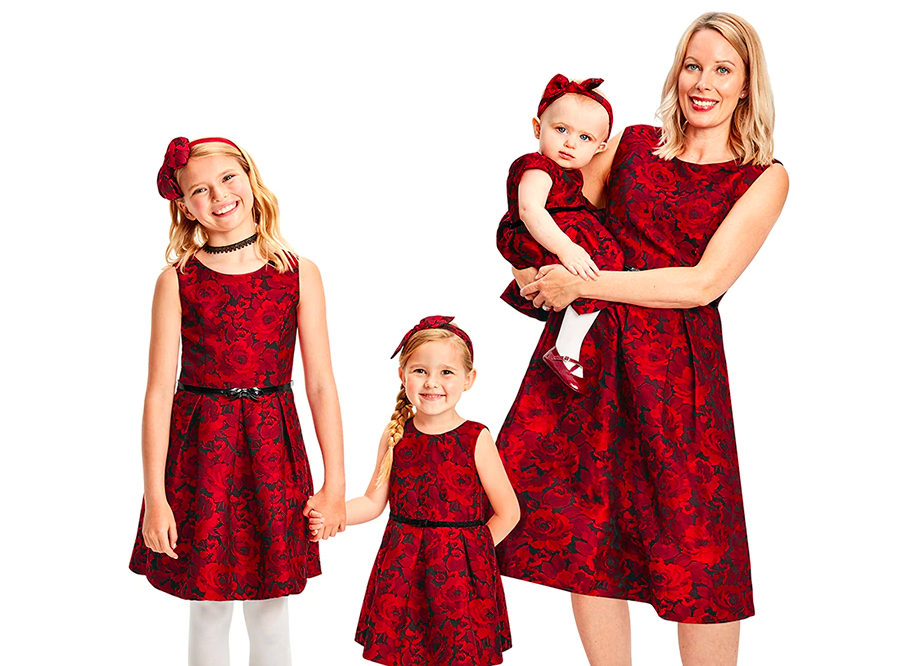 childrens red dress