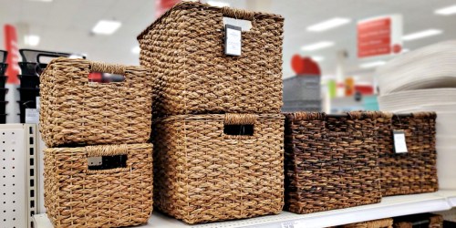 Threshold Woven Bins as Low as $8.92 + More Storage Deals at Target