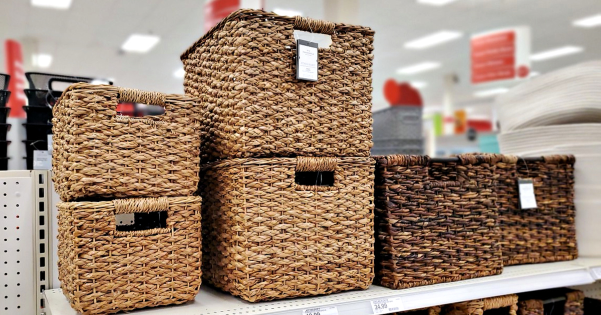 40% Off Target Brightroom Storage Baskets (Starting at Just $2.40