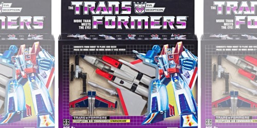 Transformers Vintage G1 Starscream Toy Only $24.67 at Walmart (Regularly $35)