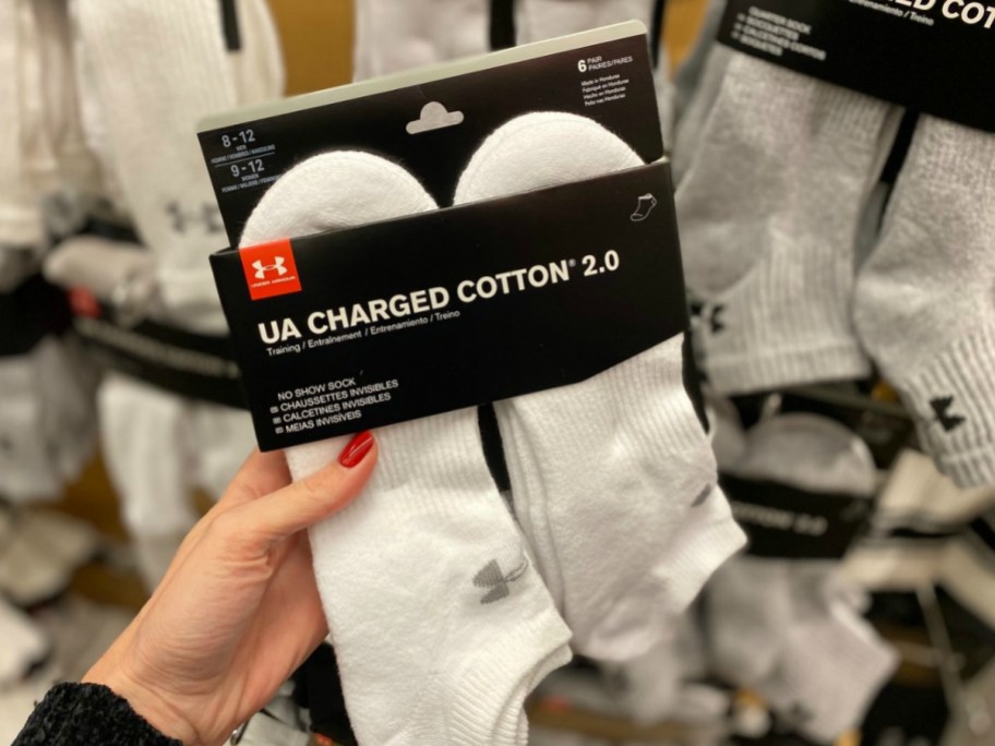 6-Pack of men's Under Armour socks