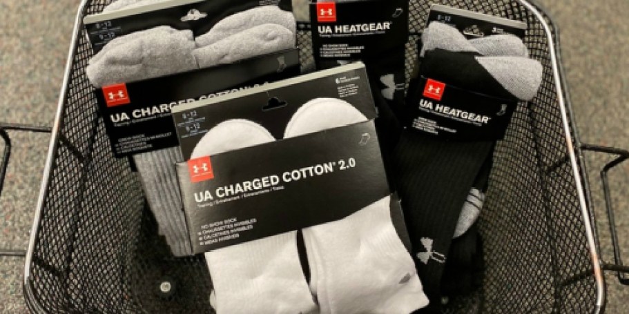 Under Armour Socks 6-Packs Only $7 Shipped (Reg. $22)