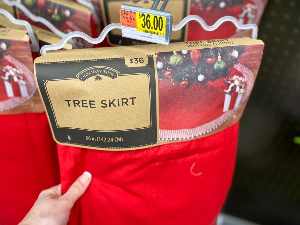 Holiday Time Tree Skirt at Walmart 