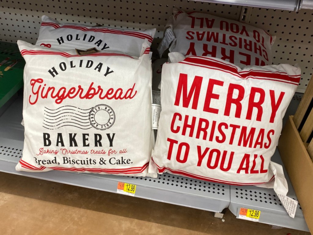 Holiday Throw Pillows at Walmart 