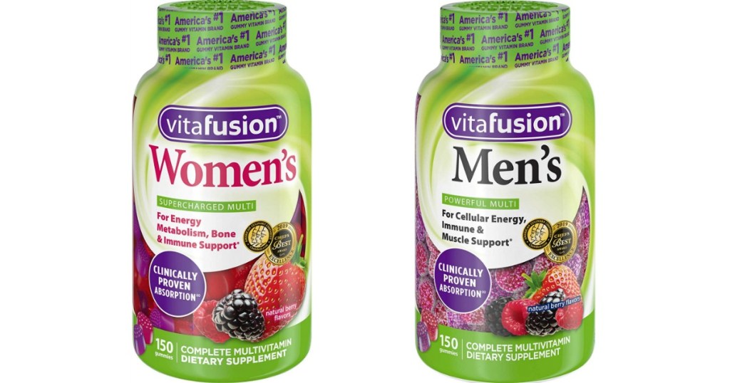 Women's and Men's Vitafusion Vitamins