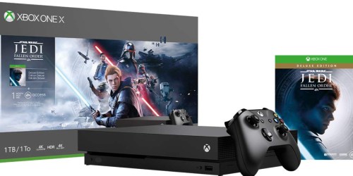 Xbox One X Console, Star Wars Game + Extra Controller as Low as $349 Shipped at Amazon