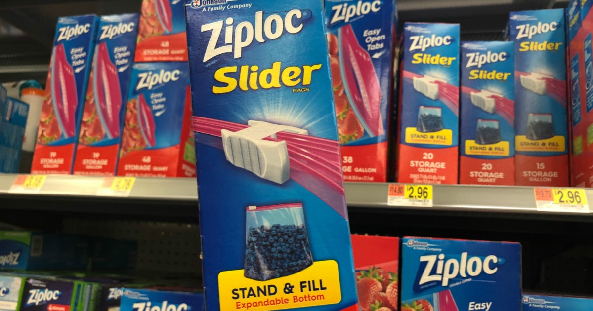 Ziploc Gallon Slider Storage Bags 96Count Only 7 Shipped at Amazon