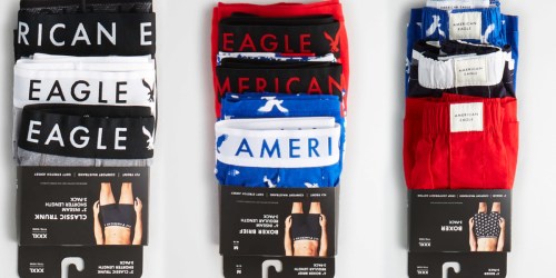 American Eagle Men’s Underwear 3-Packs Only $7.99 (Regularly $30)