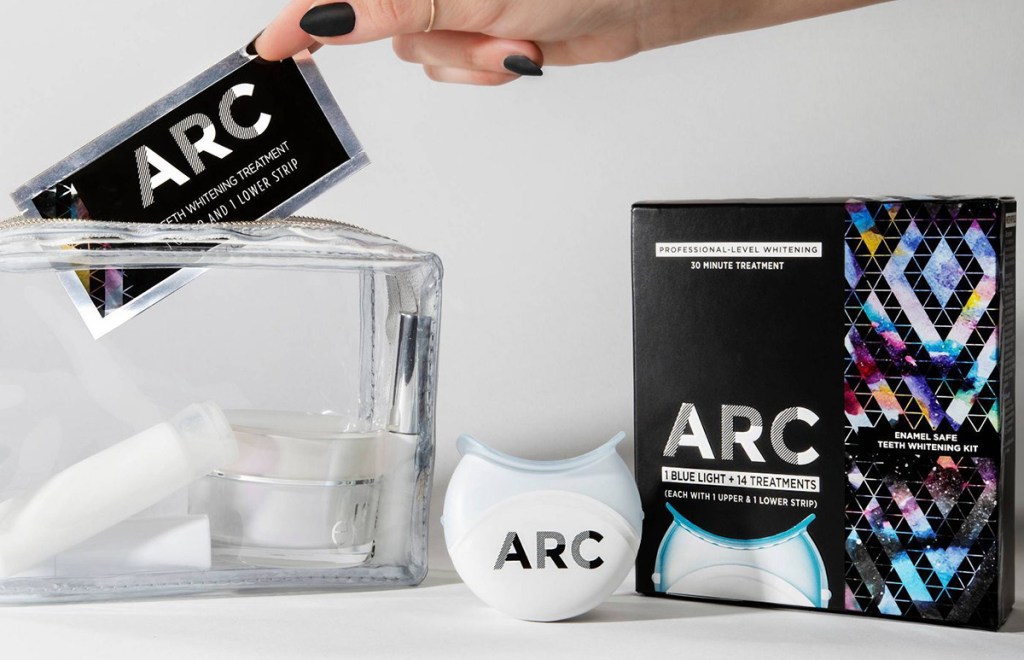 ARC blue light teeth whitening kit