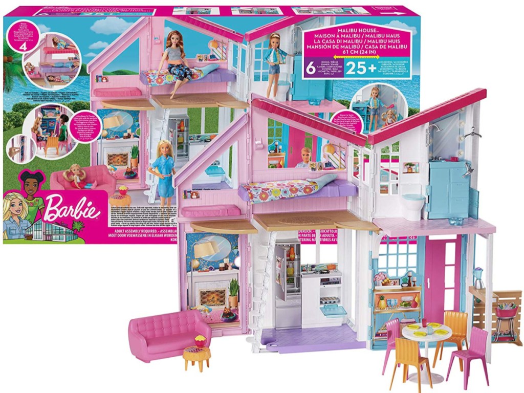 barbie estate malibu house playset for $49