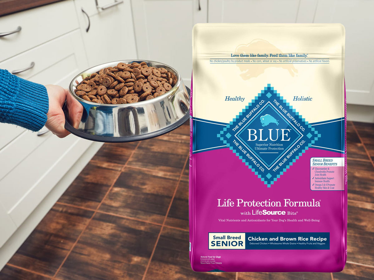 Blue Buffalo Senior Dog Food 15-Pound Bag Just $17 Shipped at Amazon