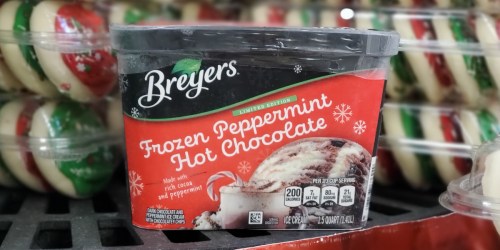 Breyers Frozen Peppermint Hot Chocolate Ice Cream Available In Stores Now